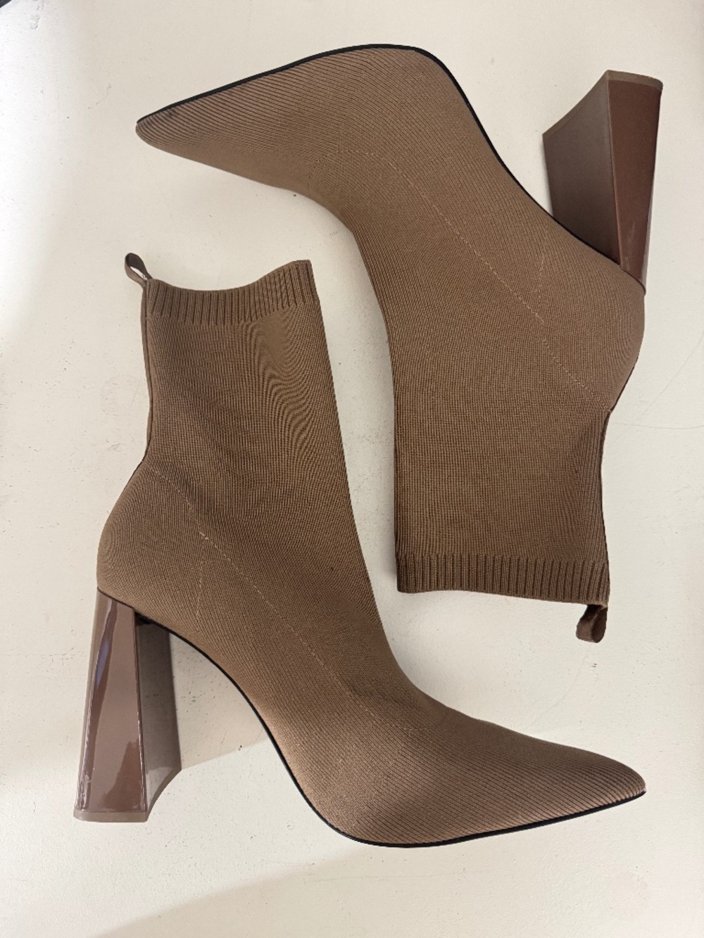 Zara Fabric Heel Boot